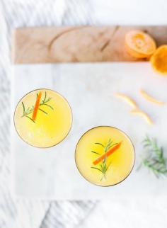 
                    
                        CLEMENTINE AND ROSEMARY MIMOSA
                    
                