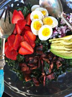 
                    
                        Strawberry Avocado Kale Salad with Bacon
                    
                
