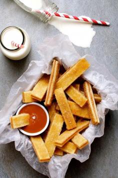 
                    
                        BAKED APPLE PIE FRIES WITH SALTED CARAMEL DIPPING SAUCE
                    
                