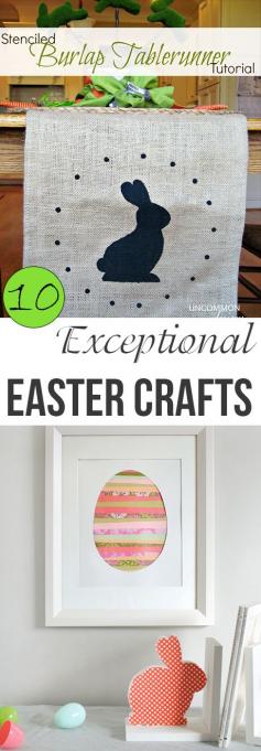 
                    
                        10 Exceptional Easter Crafts. Fun Easter craft projects and DIY Easter Home Decor ideas and tutorials.
                    
                