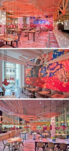 
                    
                        Capella Garcia Arquitectura have recently completed the design of China Chilcano by José Andrés, a restaurant in Washington, D.C., that blends Peruvian, Chinese and Japanese culture.
                    
                