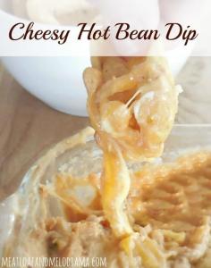 
                    
                        hot bean dip with cheese and frito scoops
                    
                