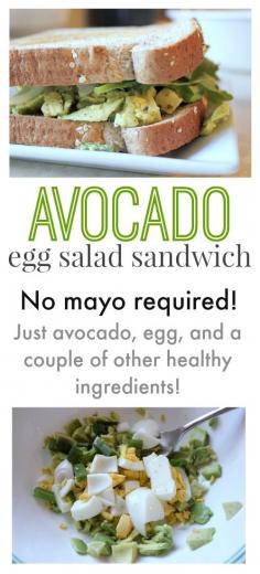 
                    
                        Avocado Egg Salad Sandwich: Healthy and festively green for St. Patty's Day! - The Creek Line House
                    
                