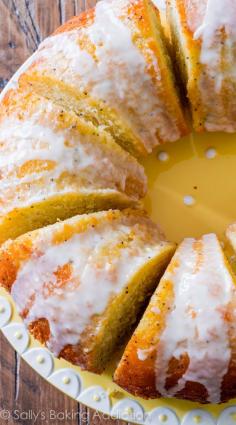 
                    
                        Sweet, simple, luscious glazed lemon poppy seed bundt cake to bring sunshine to even the coldest of your days.
                    
                