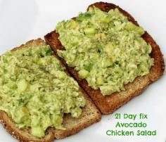 
                    
                        Clean Eating Meets Country Girl: 21 Day fix Avocado Chicken Salad
                    
                