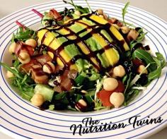 Arugula, Avocado, Mango Salad w_ Logo