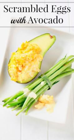 
                    
                        Scrambled Eggs with Avocado {Real Food, Paleo, Primal, Traditional Foods, H ealthy Breakfast, Grain Free, Gluten Free}
                    
                