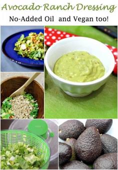 
                    
                        No oil added avocado ranch dressing - quick and easy to make
                    
                