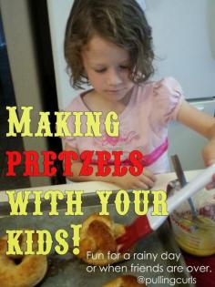 Make your own pretzels this summer. It's a good way to teach kids about measurements and how their favorite snack is made.- Little Passports #littlepassports #pretzels #kidsrecipe