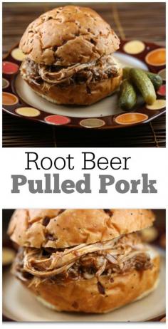 
                    
                        Root Beer Pulled Pork (for sandwiches).  A big-time, family-favorite #recipe
                    
                