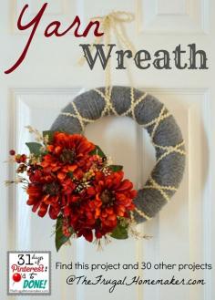 Yarn Fall Wreath