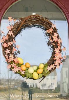 
                    
                        Quick and easy Spring wreath
                    
                