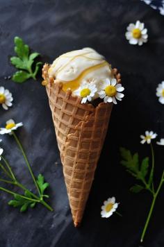 
                    
                        Salted Honey and Chamomile Ice Cream
                    
                