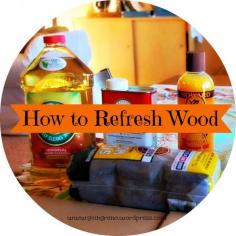 
                    
                        A little bit of elbow grease,and a few really awesome products, are all you need to bring dry, sad old wood back to life.
                    
                