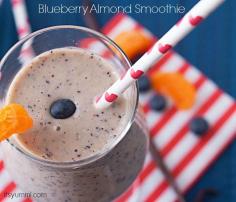 
                    
                        Blueberry Almond Smoothie Recipe {No Added Sugar} ~ ItsYummi.com
                    
                