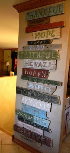 
                    
                        A wall of words is a unique and fun addition to any wall!
                    
                