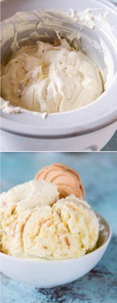 
                    
                        Homemade Lemon Cookie Gelato I howsweeteats.com
                    
                