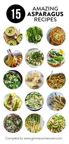 
                    
                        15 Asparagus Recipes | gimmesomeoven.com
                    
                