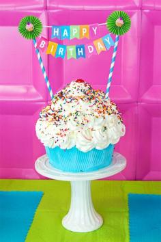 
                    
                        Free printable Happy Birthday cake banner or bunting decoration. Dress up any cake with this easy idea #print #decorate #cake skiptomylou.org
                    
                