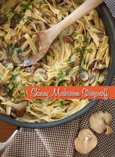 
                    
                        Mushroom Stroganoff - A quick and easy meal, perfect for Meatless Mondays! #vegetarian
                    
                