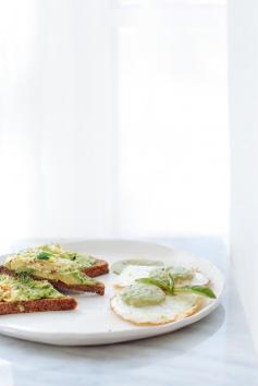 
                    
                        Pesto Green Eggs with Avocado Toast | Nutrition Stripped
                    
                