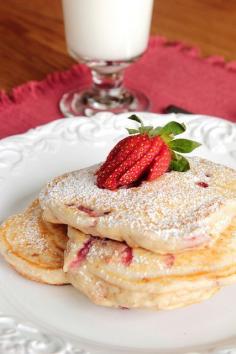 
                    
                        Strawberry Pancakes – one of the best pancake recipes we have tried. It’s even great without the strawberries. Uses Honey instead of Sugar.
                    
                