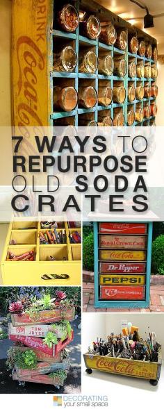 
                    
                        7 Ways to Repurpose Old Soda Crates • Great Ideas and Tutorials!
                    
                