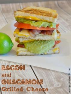 
                    
                        Bacon and Guacamole Grilled cheese is made up of three types of cheese, zesty guacamole, lime and bacon for out of this world sandwich experience!
                    
                