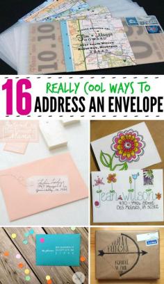 
                    
                        Mail Art - 16 really cool ways to address an envelope!
                    
                