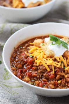 lentil chili yum