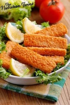 
                    
                        Not Yo Momma’s Fish Sticks- But They Taste Like They Are! | Healthy, Lightened-Up, Delicious | Made with Whole Grain | For MORE RECIPES, fitness and nutrition tips, please SIGN UP for our FREE NEWSLETTER www.NutritionTwin...
                    
                