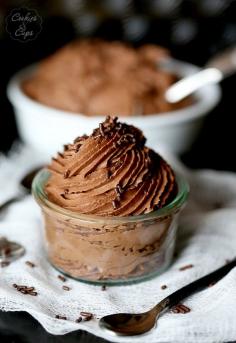 Easy Chocolate Mousse #Chocolate #Recipe