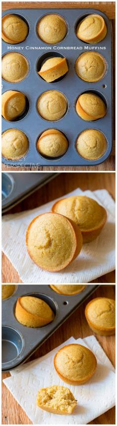 
                    
                        THE BEST Honey Cinnamon Cornbread Muffins on ASpicyPerspective... #cornbread #bread
                    
                