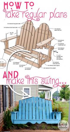 
                    
                        How to Alter Regular Porch Swing Plans to Make a Unique Swing
                    
                