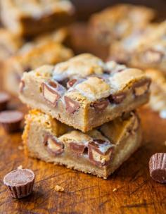 
                    
                        Averie Cooks » Two-Ingredient Peanut Butter Cup Chocolate Chip Cookie Dough Bars
                    
                