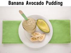 
                    
                        1 banana, peeled and frozen + 1/4 frozen avocado + 1 cup unsweetened almond milk + 1/4 teaspoon vanilla extract
                    
                