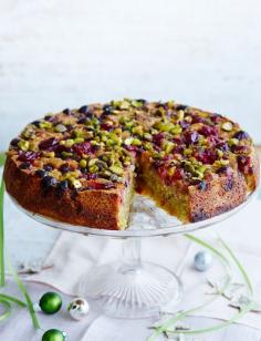 
                    
                        Pistachio and almond cake with cranberries
                    
                