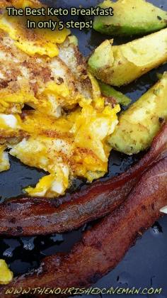 
                    
                        The Best Keto Breakfast in only 5 steps will keep you Healthy and Happy! The Best Keto Breakfast By The Nourished Caveman Step 5
                    
                
