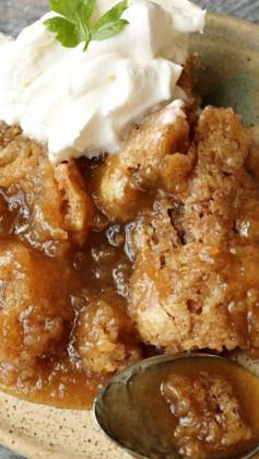 
                    
                        Snickerdoodle Cobbler ~ rich and buttery with a self-made sauce and warm cinnamon flavor!!
                    
                