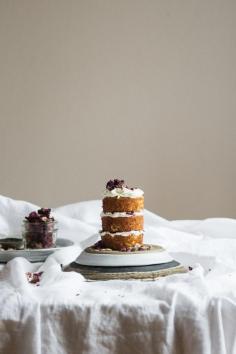
                    
                        almond cake with rose mascarpone frosting | two red bowls
                    
                