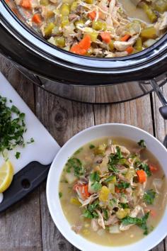 
                    
                        Slow Cooker Chicken Pot Pie Soup | mountainmamacooks...
                    
                