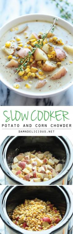 
                    
                        Slow Cooker Potato and Corn Chowder
                    
                