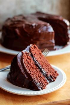 
                    
                        Devils Food Cake -  a light, airy and super moist chocolate cake that any chocolate lover would adore!
                    
                