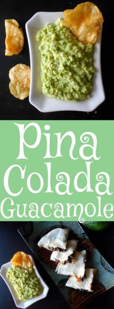 
                    
                        Pina Colada Guacamole is very easy to make.  Use the same ingredients as Pina Colada and add guacamole ingredients too. #GameDayFavorites #OEPGameDay #Sp
                    
                