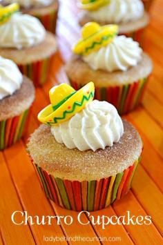 
                    
                        Churro Cupcakes Recipe | Adorable Cinco de Mayo Dessert Recipes by DIY Ready at diyready.com/...
                    
                