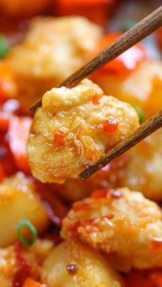 
                    
                        Panda Express Sweet Fire Chicken Copycat ~ A complete copycat version you can easily make right at home... It tastes a million times better (and healthier) than take-out!
                    
                