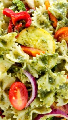 
                    
                        20-Minute Rainbow Veggie Pasta Salad ~ Healthy, colorful, and so delicious
                    
                