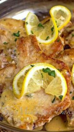 
                    
                        Pork Chops with Lemon Thyme Cream Sauce ~ All it takes is one pan, a few simple ingredients and 30 minutes to these succulent pork chops in a lemony thyme cream sauce.
                    
                