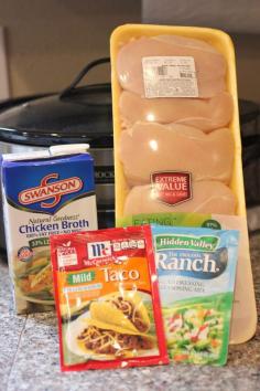 
                    
                        Repeat Crafter Me: Crock Pot Ranch Chicken Tacos
                    
                