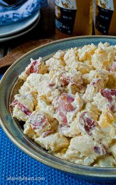 Classic Potato Salad -  A must-have recipe for summer barbeques.  A Family Feast
